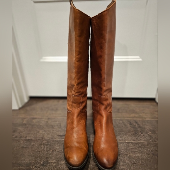 Sam Edelman Penny Leather Knee High Riding Boots sz 8 - Picture 1 of 11
